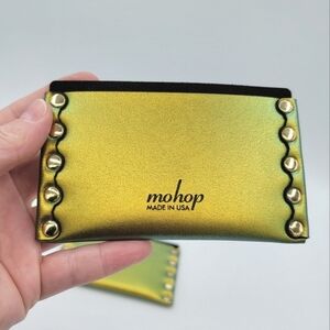 Iridescent Card Holder Vegan Leather New #2521